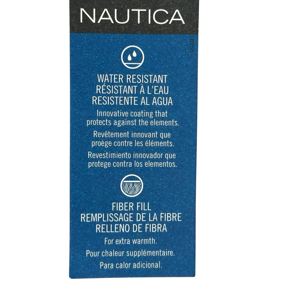 Nautica Toddler Boys Snorkel Snow Jacket Size 3T Gray Black Water Resistant Coat - Picture 8 of 9